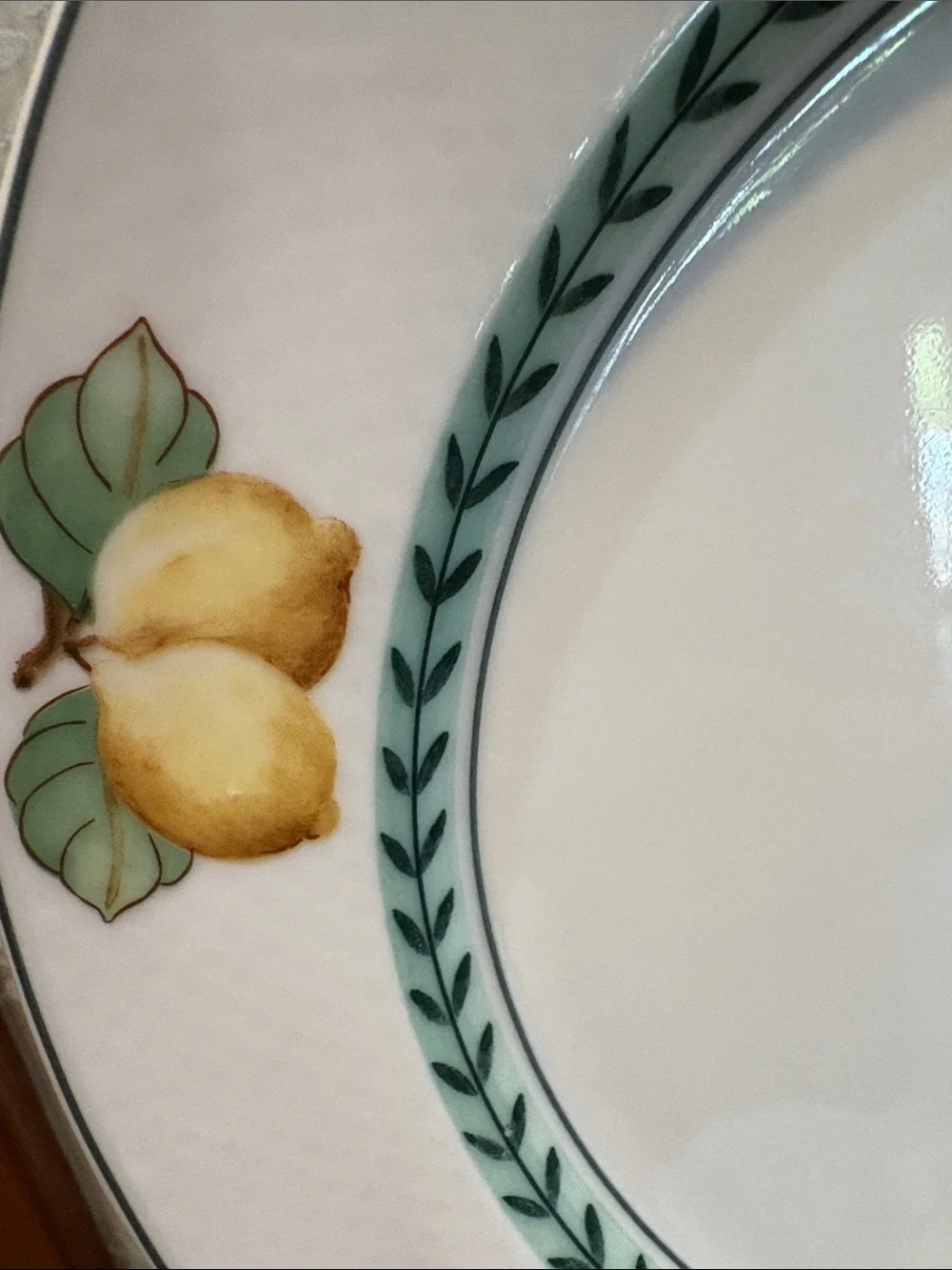 Villeroy & Boch French Garden Fruit-Pattern White Dinner Plate